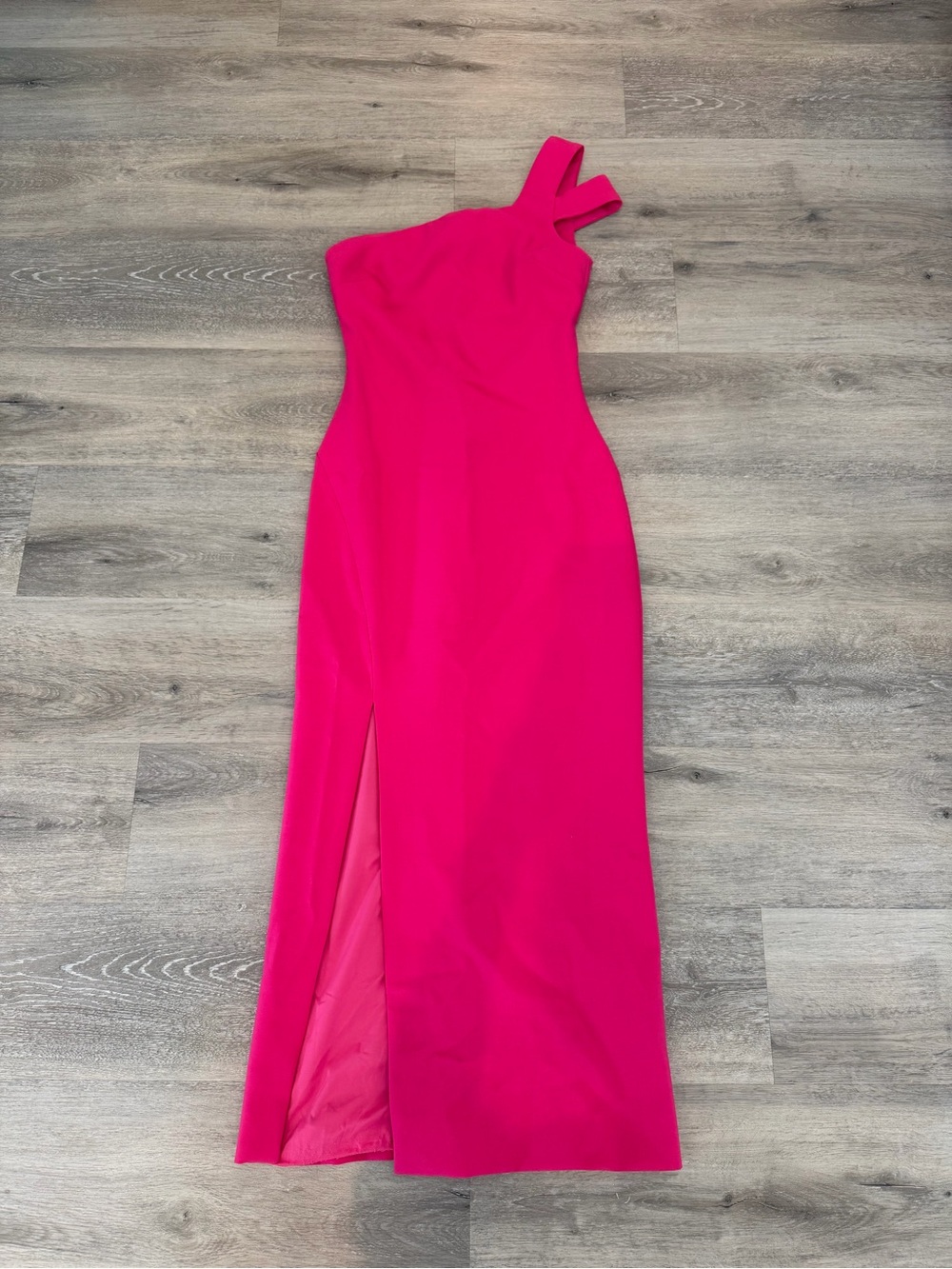 LIKELY Hot Pink One-Shoulder Maxi Dress 💗
